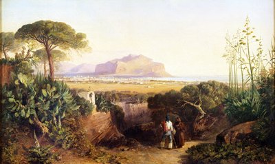 Palermo, Sicilia, 1847 da Edward Lear